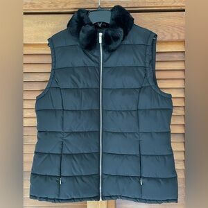 Women's Calvin Klein Black Puffer Vest